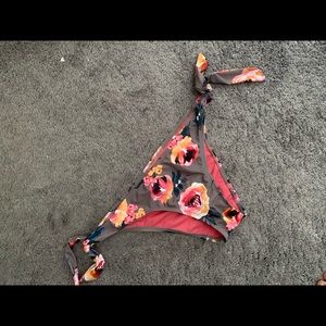 Floral bikini bottom